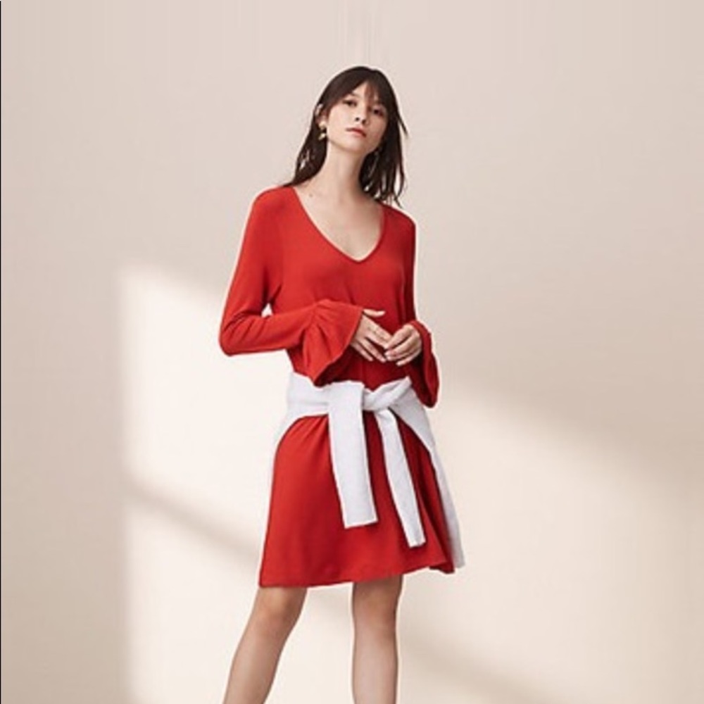Lou & Grey Ruffle Sleeve Dress Size XXL